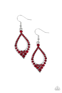 Finest First Lady Earrings__Red
