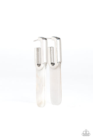 HAUTE Off the Press Earrings__Silver