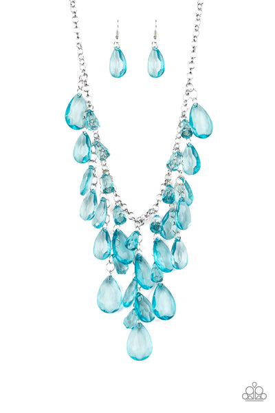 Irresistible Iridescence Necklace__Blue