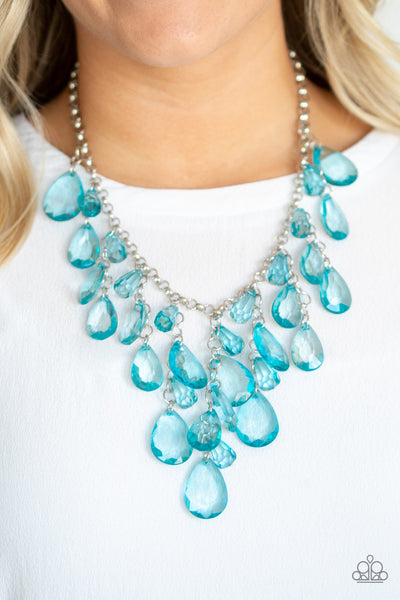 Irresistible Iridescence Necklace__Blue