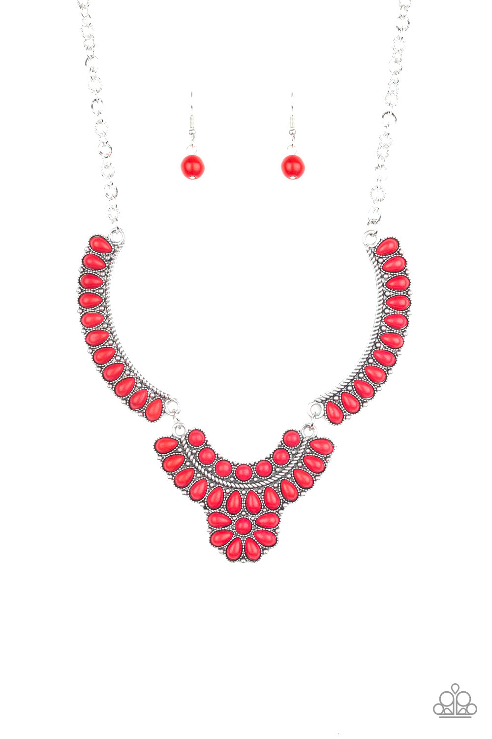 Omega Oasis Necklace__Red