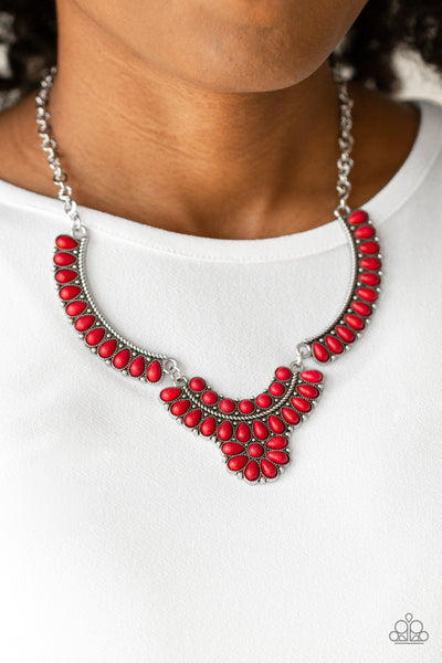 Omega Oasis Necklace__Red