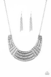 Ready To Pounce Necklace__Silver
