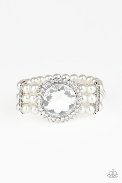 Speechless Sparkle Bracelet__White