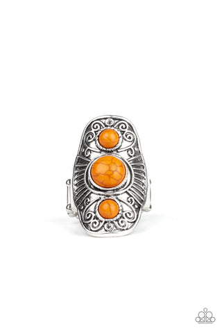 Stone Oracle Ring__Orange