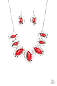 Terra Color Necklace__Red