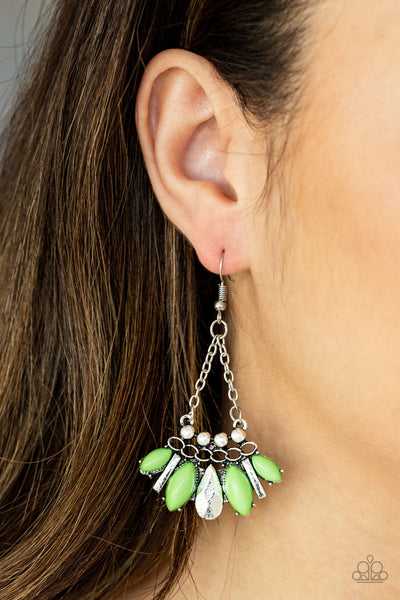 Terra Tribe Earrings__Green