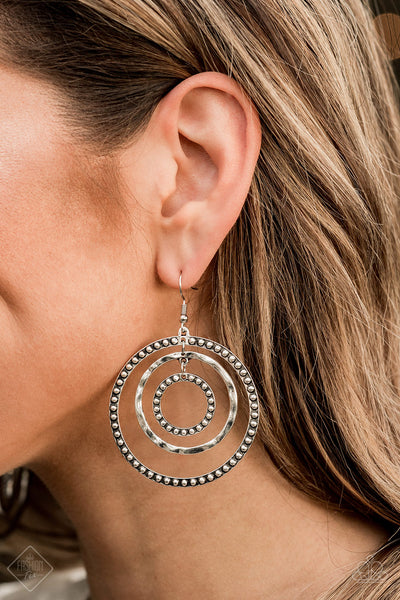 Texture Takeover Earrings__Silver