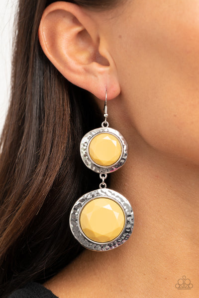 Thrift Shop Stop Earrings__Yellow