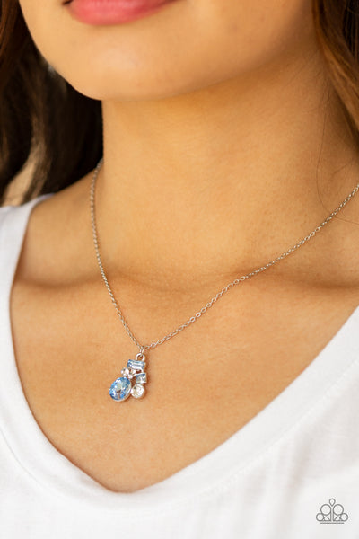 Time To Be Timeless Necklace__Blue