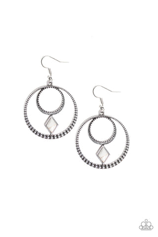 Tucson Tribute Earrings__White