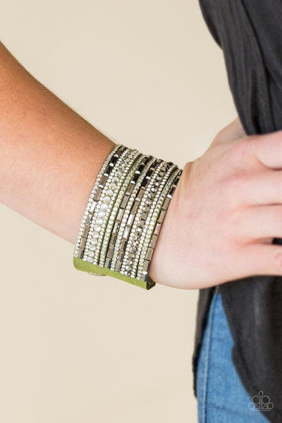 Wham Bam Glam Bracelet__Green