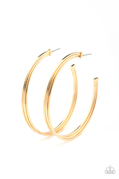 Wheelhouse Earrings__Gold