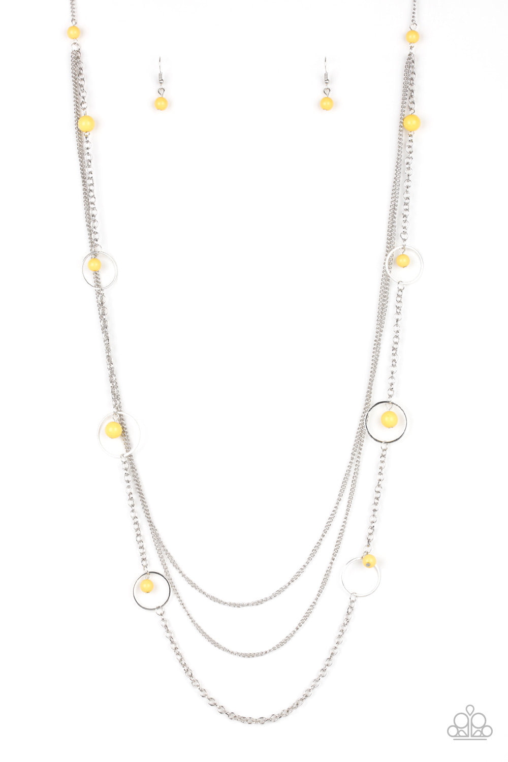 Collectively Carefree Necklace__Yellow
