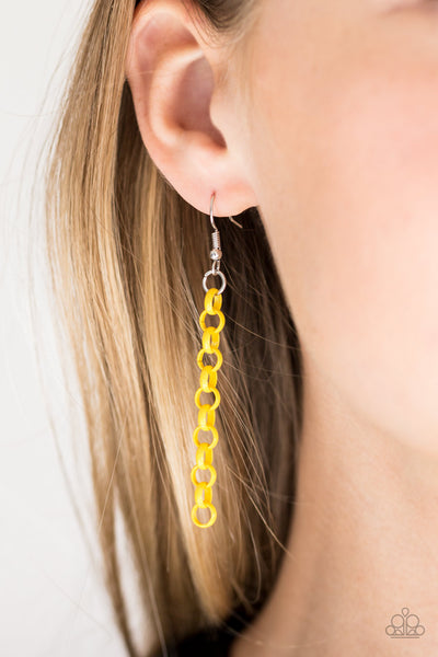 Turn Up The Volume Necklace__Yellow