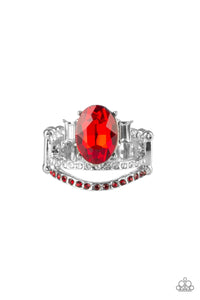 Spectacular Sparkle Ring__Red