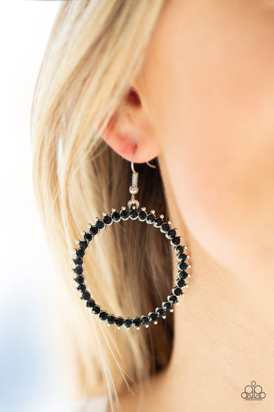 Spark The Attention Earrings__Black