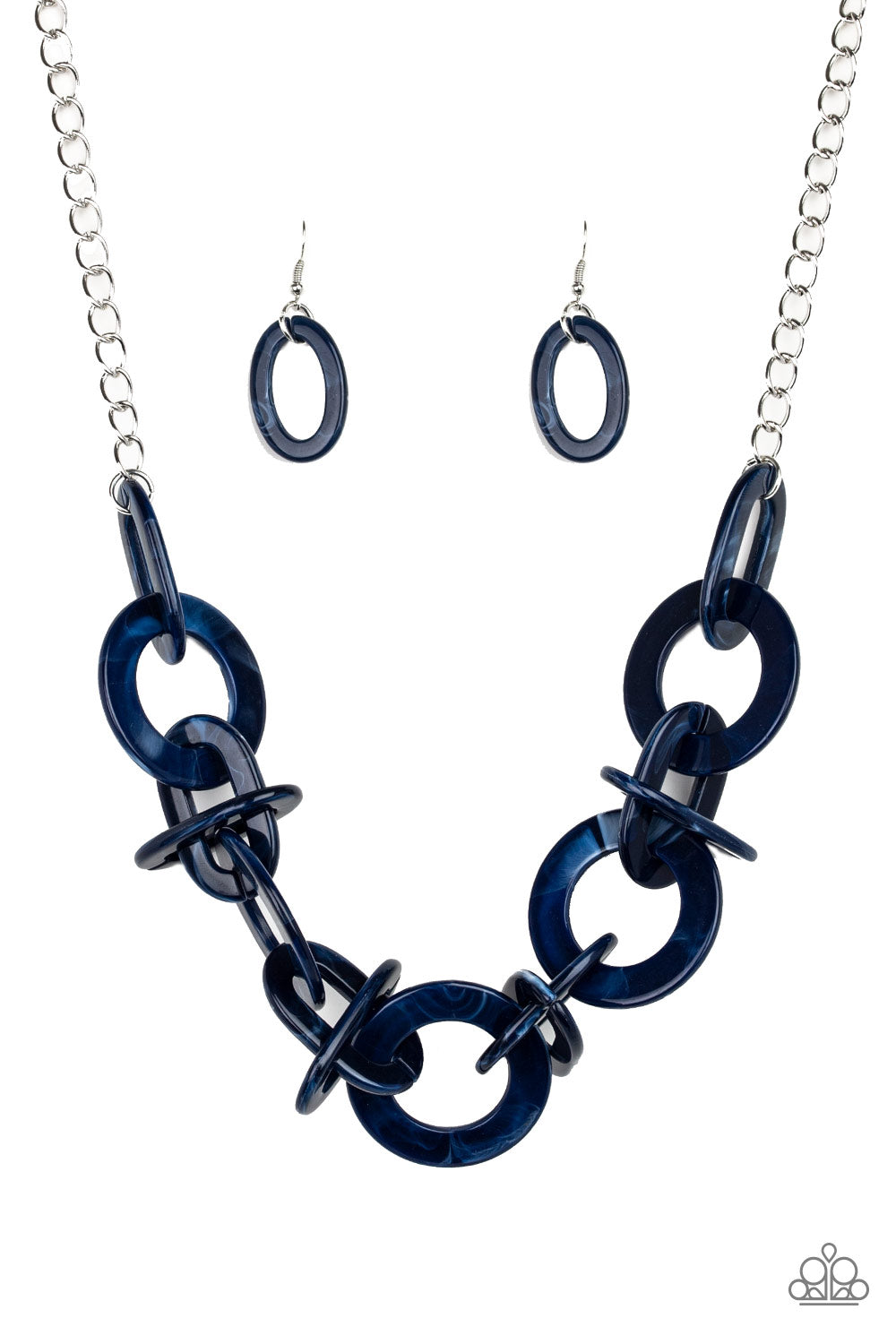 Chromatic Charm Necklace__Blue