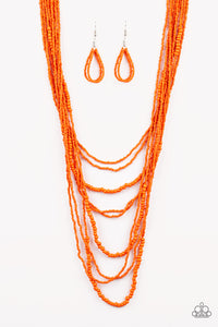 Totally Tonga Necklace__Orange