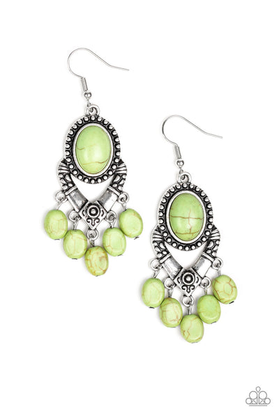 Southern Sandstone Earrings__Green