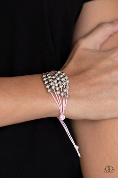 Without Skipping A BEAD Bracelet__Pink