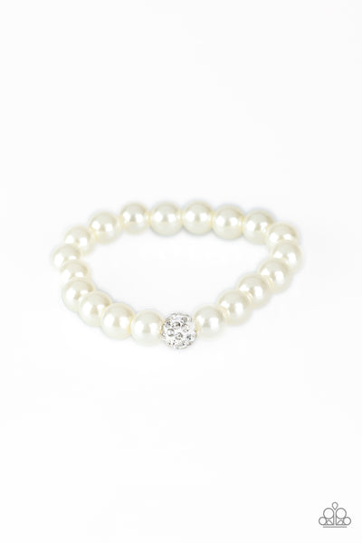 POSHing Your Luck Bracelet__White