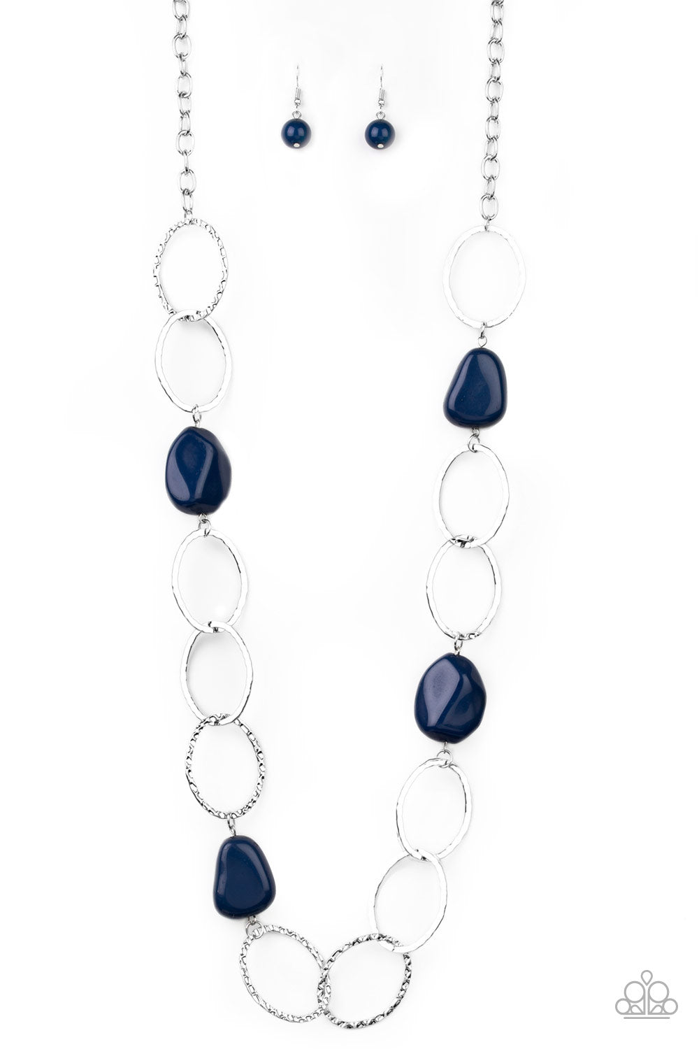 Modern Day Malibu Necklace__Blue