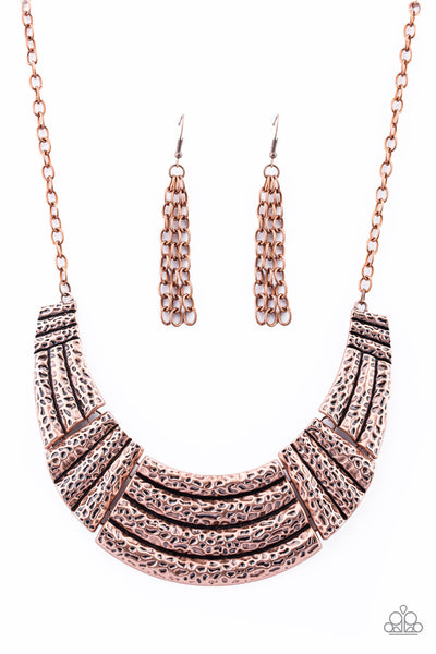 Ready To Pounce Necklace__Copper