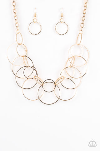 Circa de Couture Necklace__Gold