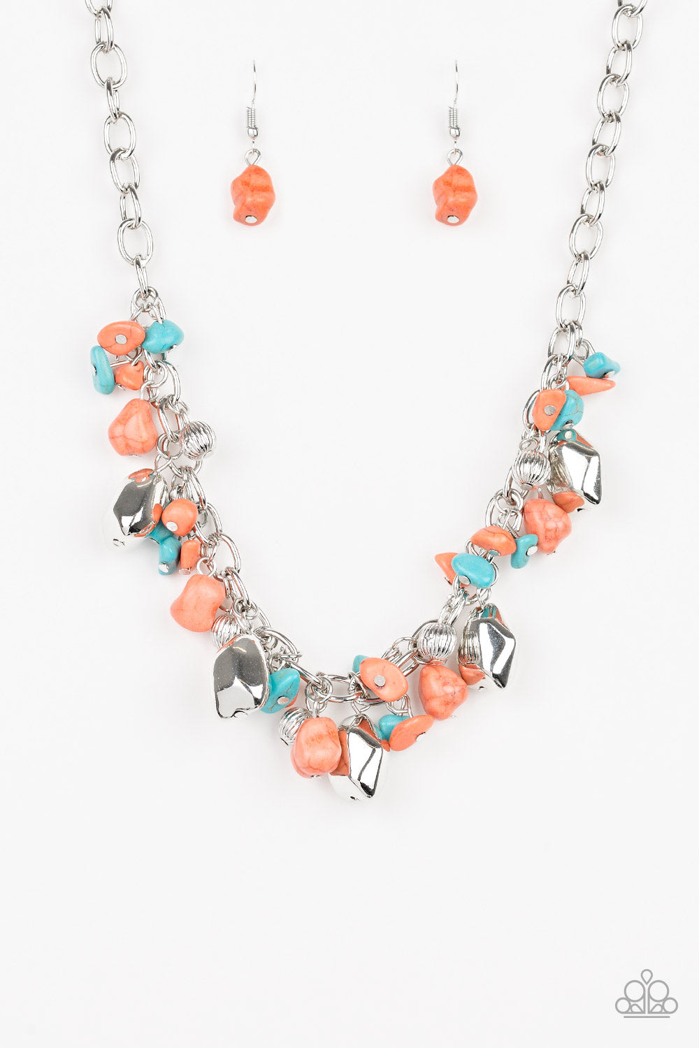 Quarry Trail Necklace__Orange