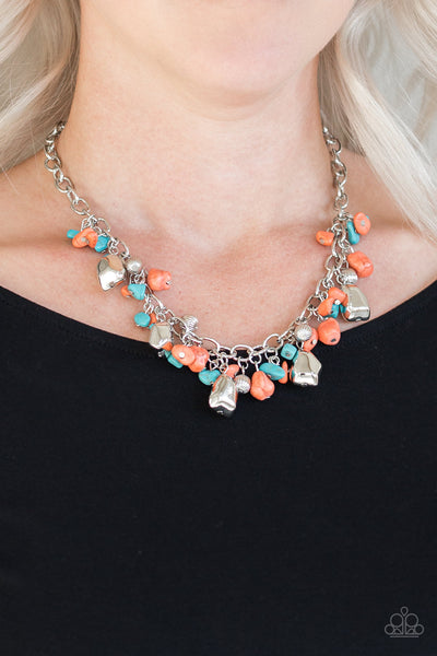 Quarry Trail Necklace__Orange