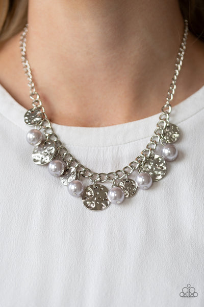 Seaside Sophistication Necklace__Silver