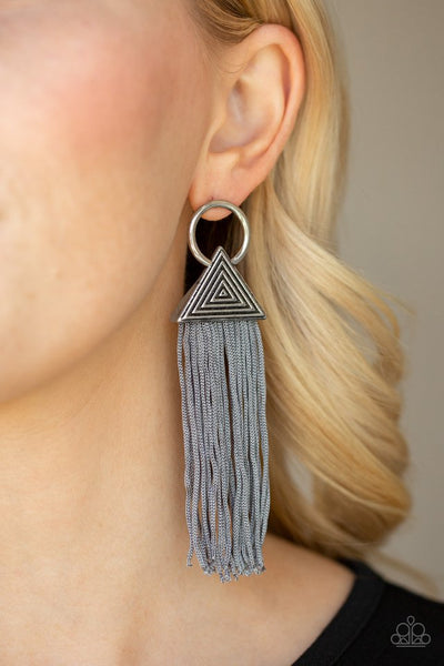 Oh My GIZA Earrings__Silver