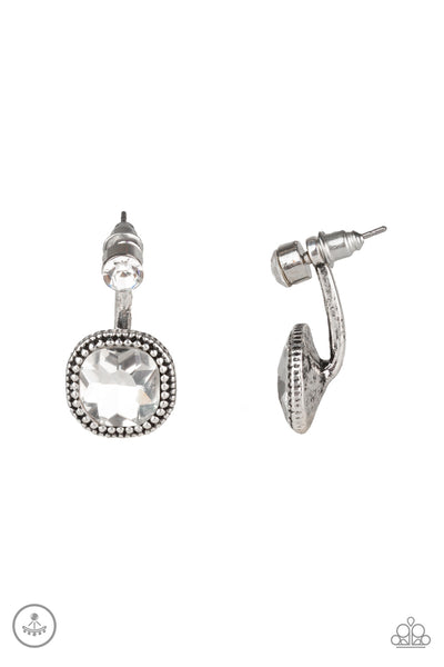 Celebrity Cache Earrings__White