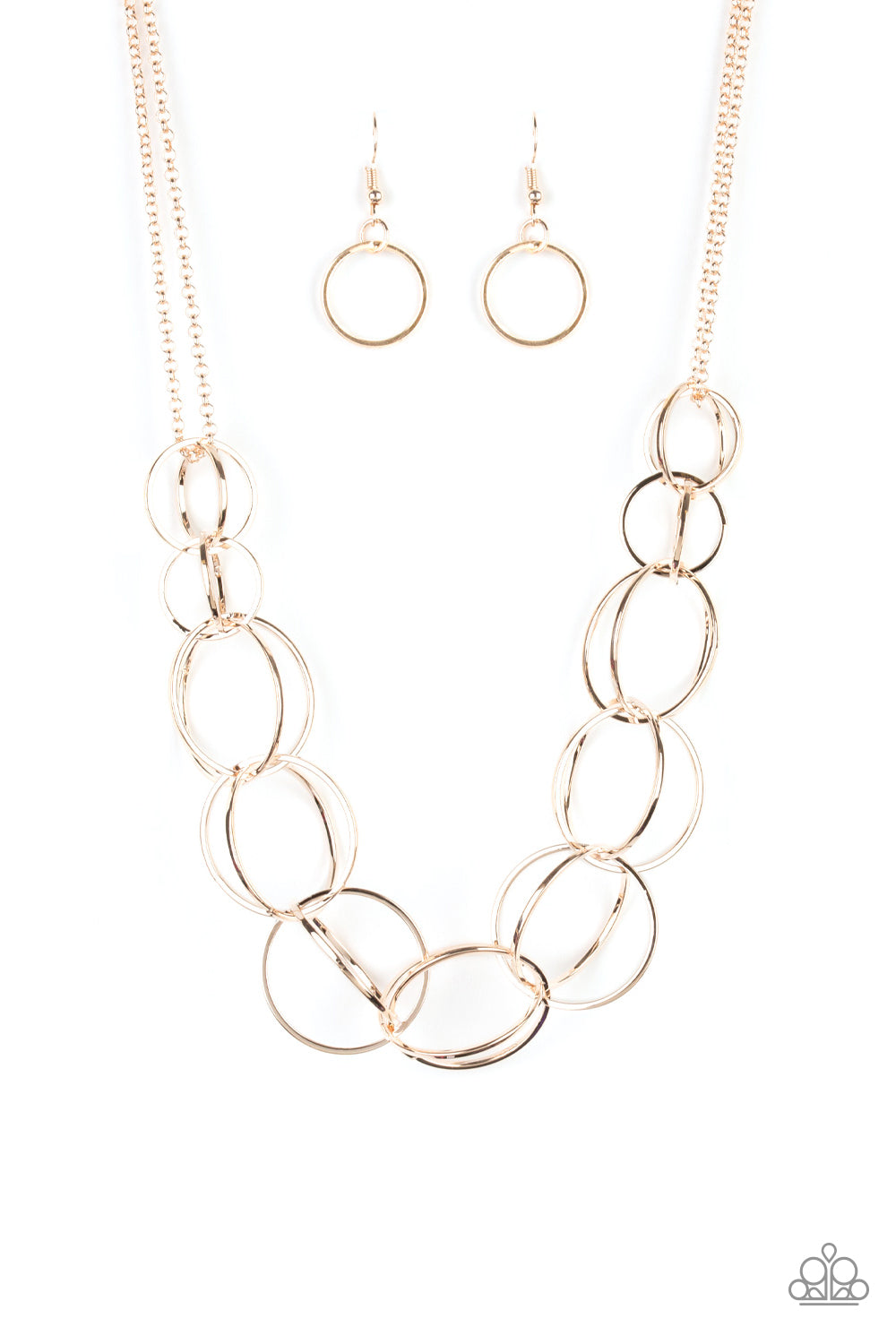 Space Walk Necklace__Rose Gold