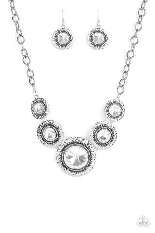 Global Glamour Necklace__White
