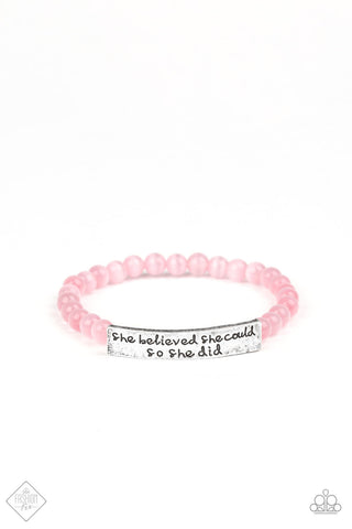 So She Did Bracelet__Pink