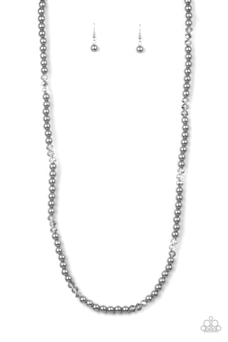 Girls Have More FUNDS Necklace__Silver