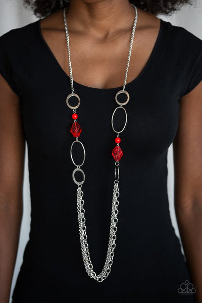 Jewel Jubilee Necklace__Red