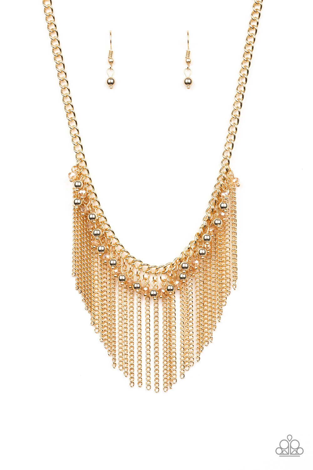 Divinely Diva Necklace__Gold