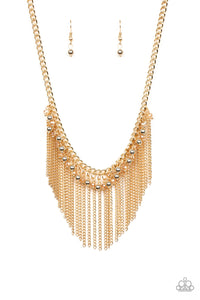 Divinely Diva Necklace__Gold