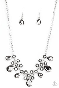 Debutante Drama Necklace__Silver