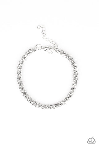 Knocked It Out Of The Park Bracelet__Silver