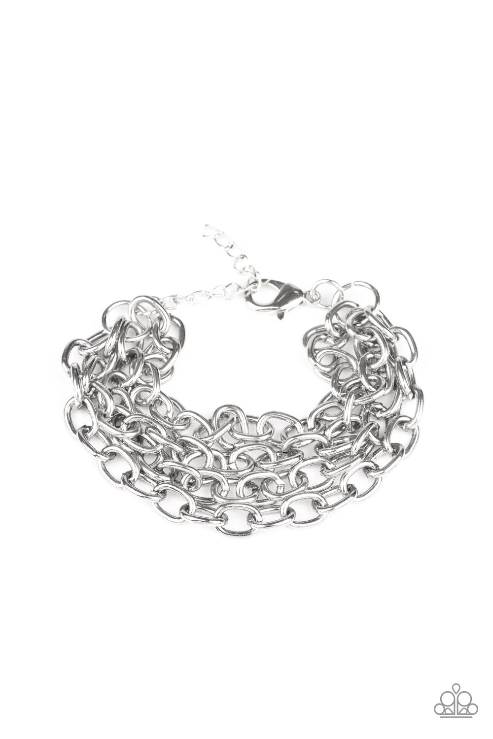 Fast Ball Bracelet__Silver