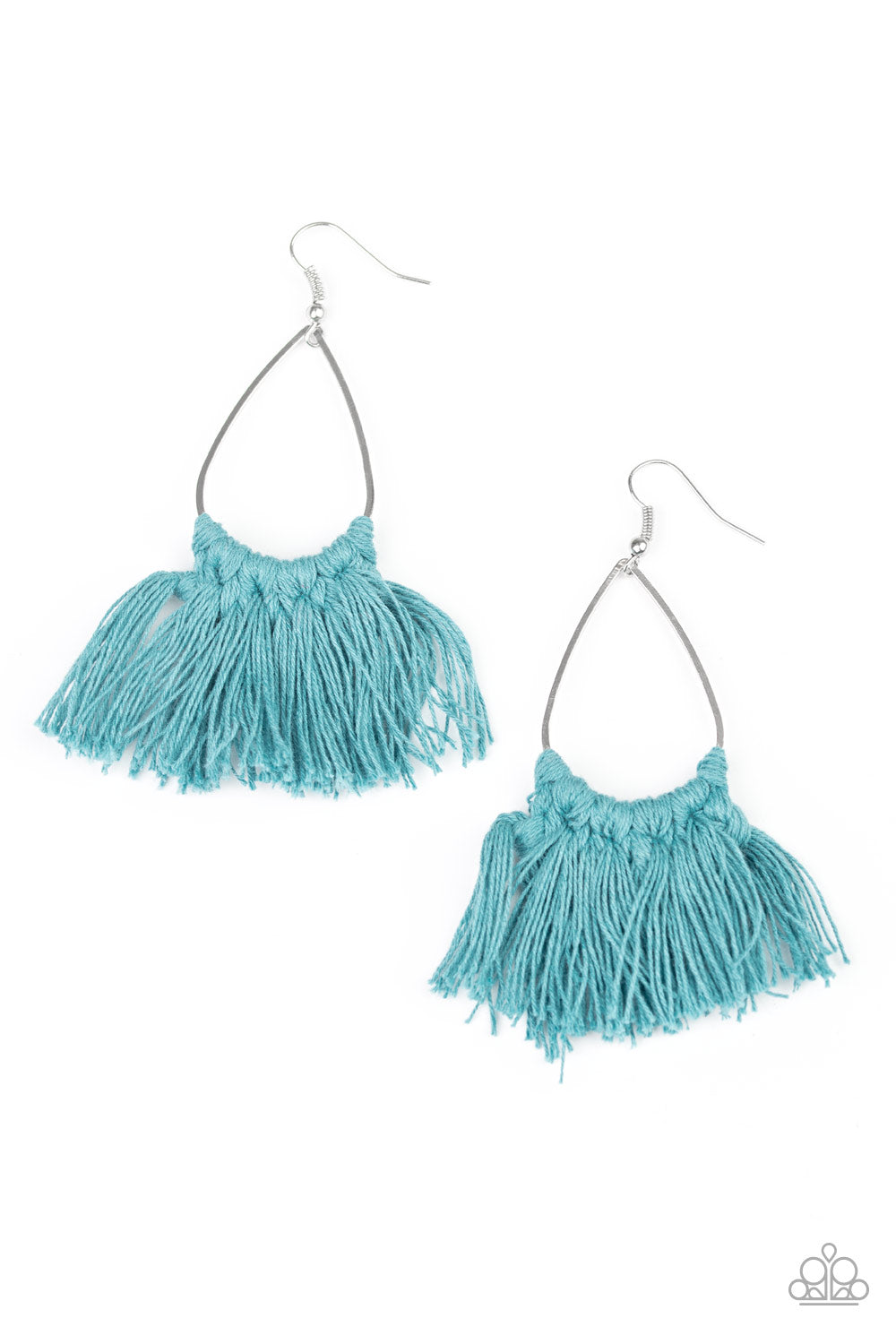 Tassel Treat Earrings__Blue