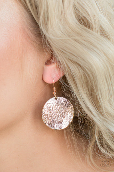 Basic Bravado Earrings__Rose Gold
