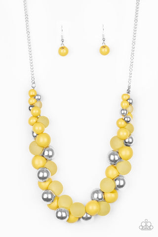 Bubbly Brilliance Necklace__Yellow