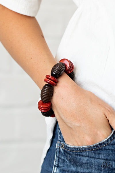 Caribbean Castaway Bracelet__Red