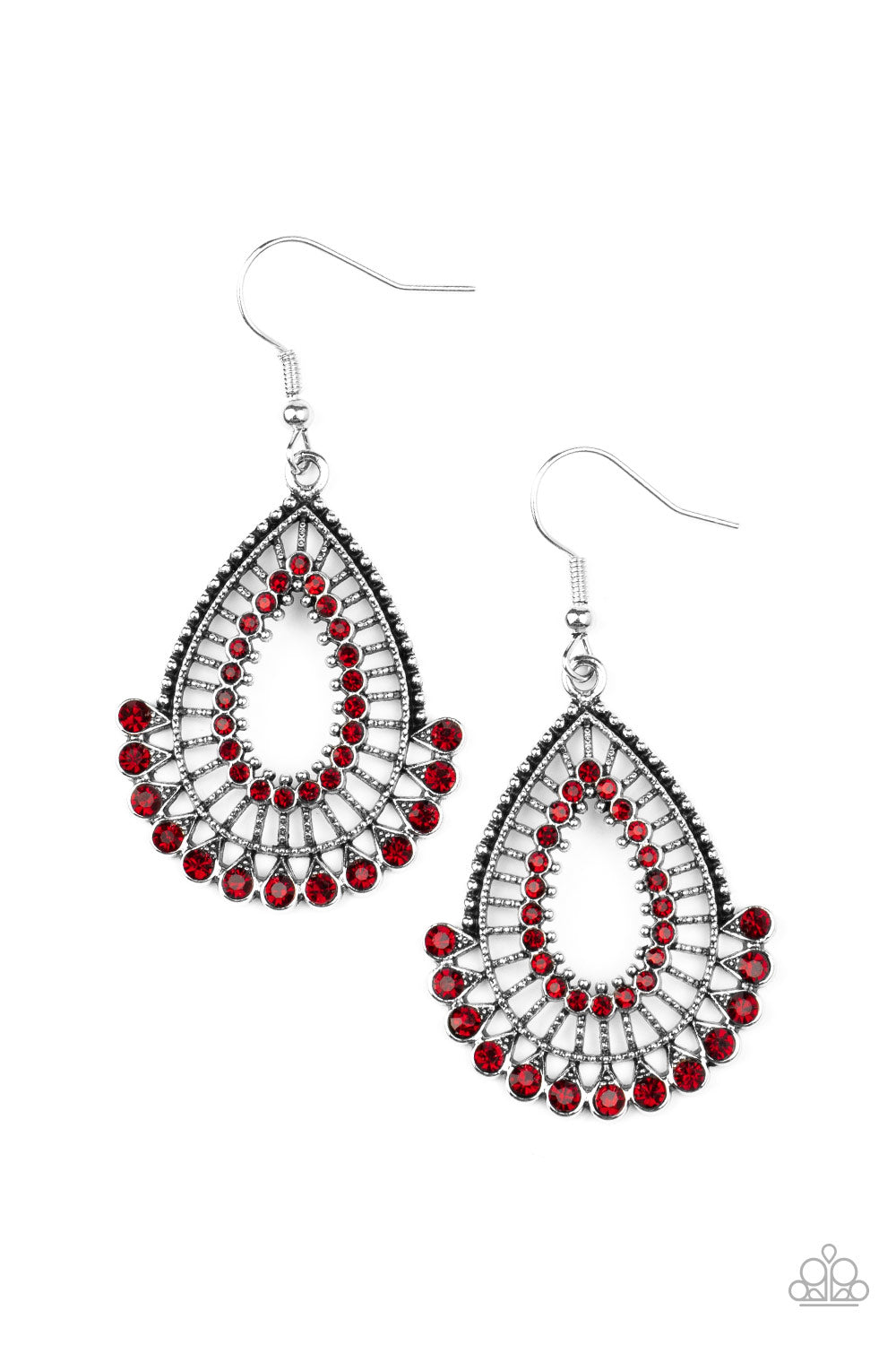 Castle Collection Earrings__Red