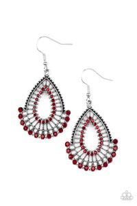 Castle Collection Earrings__Red
